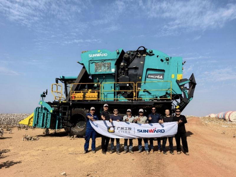SUNWARD SWCP6A Cotton Harvester Completes First Trial Harvest in Brazil
