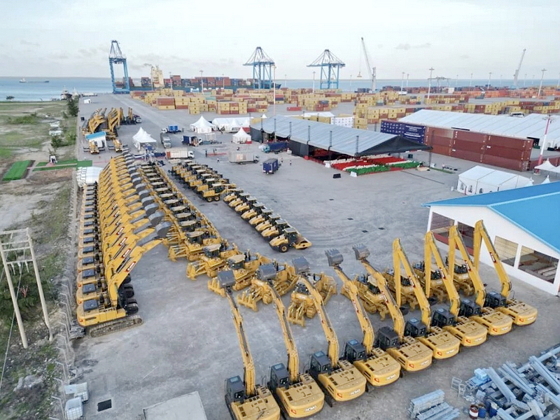 XCMG Showcases 100 Pieces of Equipment at Dangote Project Groundbreaking Ceremony